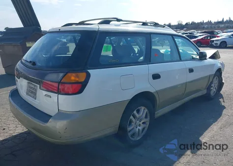 2000 Subaru Outback z USA, uszkodzony, nr VIN 4S3BH6655Y7659430